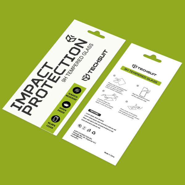 Techsuit - 111D Full Cover / Full Glue Glass - iPhone 14 Pro - Black