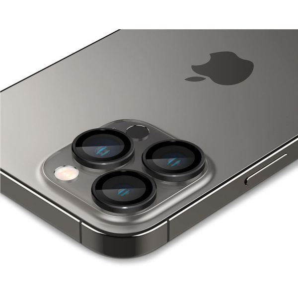 Spigen - Optik.tR EZ Fit Pro Camera Glass (2 pack) - iPhone 14 Pro / iPhone 14 Pro Max - Black