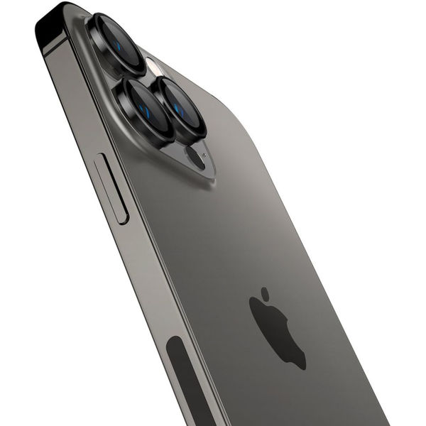 Spigen - Optik.tR EZ Fit Pro Camera Glass (2 pack) - iPhone 14 Pro / iPhone 14 Pro Max - Black