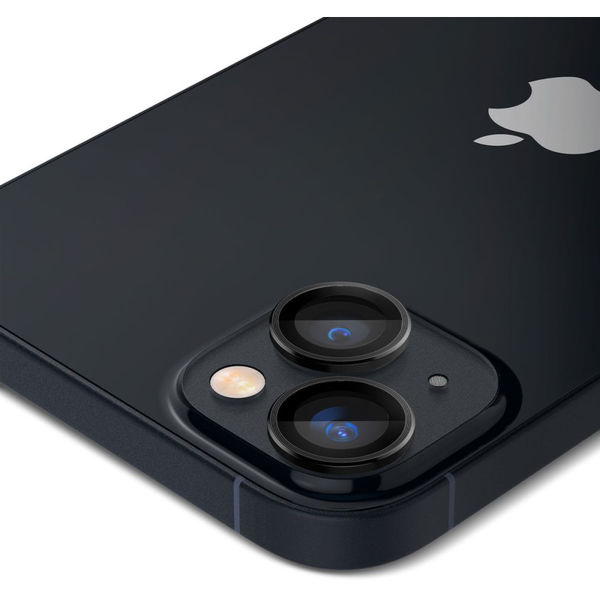 Spigen - Optik.tR EZ Fit Pro Camera Glass (2 pack) - iPhone 14 / iPhone 14 Plus - Black