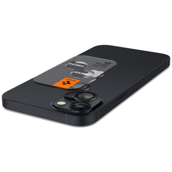 Spigen - Optik.tR EZ Fit Pro Camera Glass (2 pack) - iPhone 14 / iPhone 14 Plus - Black