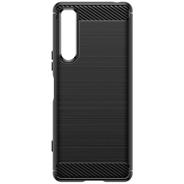 Techsuit - Carbon Silicone - Sony Xperia 5 IV - Black