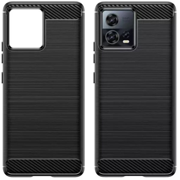 Techsuit - Carbon Silicone - Motorola Edge 30 Fusion - Black