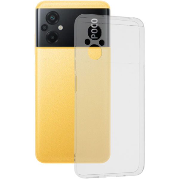 Techsuit - Clear Silicone - Xiaomi Poco M5 - Transparent