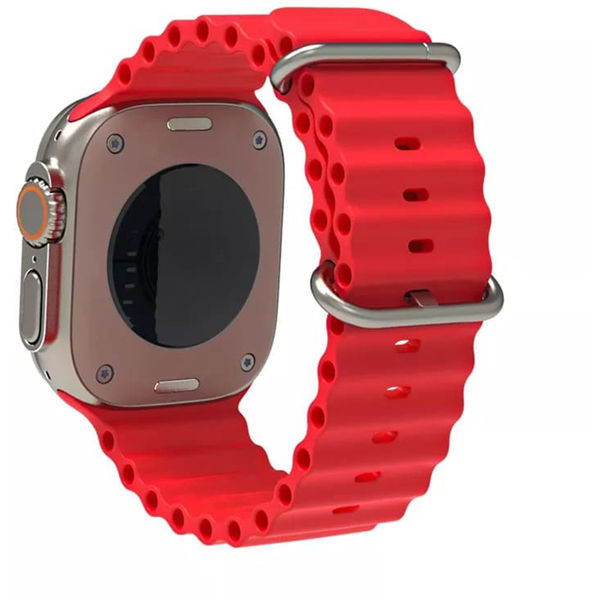 Techsuit - Watchband (W038) - Apple Watch 1/2/3/4/5/6/7/8/9/10/SE/SE 2 (38/40/41/42mm) - Red