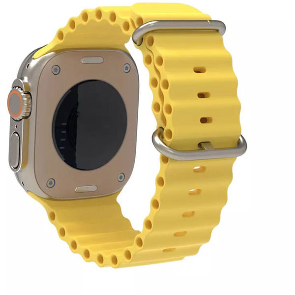 Techsuit - Watchband (W038) - Apple Watch 1/2/3/4/5/6/7/8/9/10/SE/SE 2 (38/40/41/42mm) - Yellow