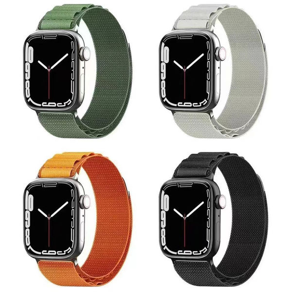 Techsuit - Watchband (W037) - Apple Watch 1/2/3/4/5/6/7/8/9/10/SE/SE 2 (38/40/41/42mm) - Black