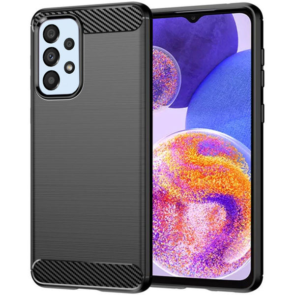 Techsuit - Carbon Silicone - Samsung Galaxy A23 4G / A23 5G - Black
