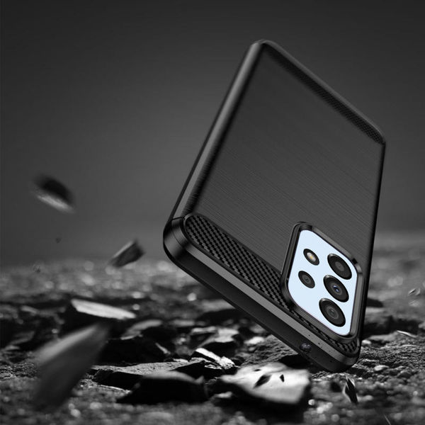 Techsuit - Carbon Silicone - Samsung Galaxy A23 4G / A23 5G - Black