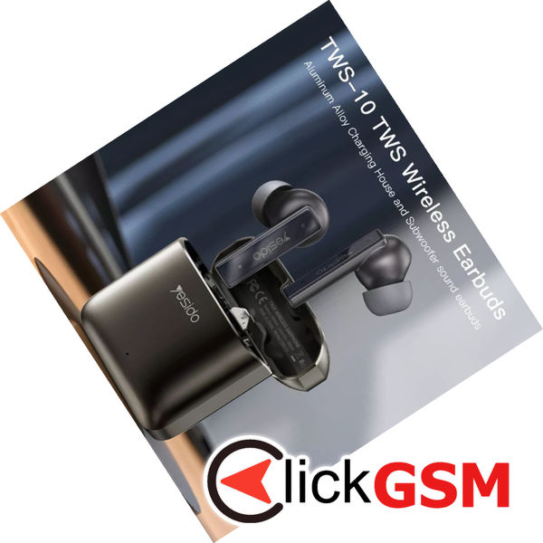 Yesido - Wireless Earbuds (TWS10) - Noise Cancelling, TWS - Black