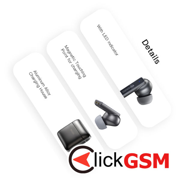 Yesido - Wireless Earbuds (TWS10) - Noise Cancelling, TWS - Black