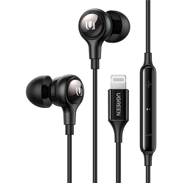 Ugreen - Stereo Earphones (30631) - In-Ear with Lightning Connector - Black