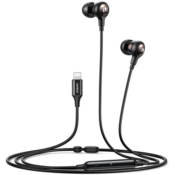 Ugreen - Stereo Earphones (30631) - In-Ear with Lightning Connector - Black