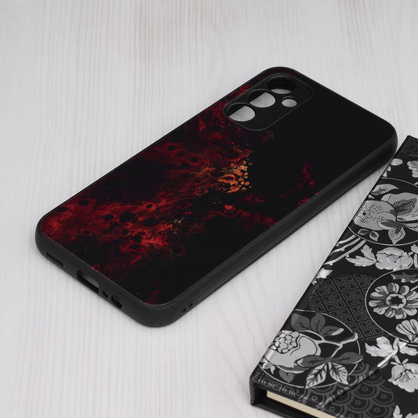 Techsuit - Glaze Series - Samsung Galaxy A14 4G / A14 5G - Red Nebula