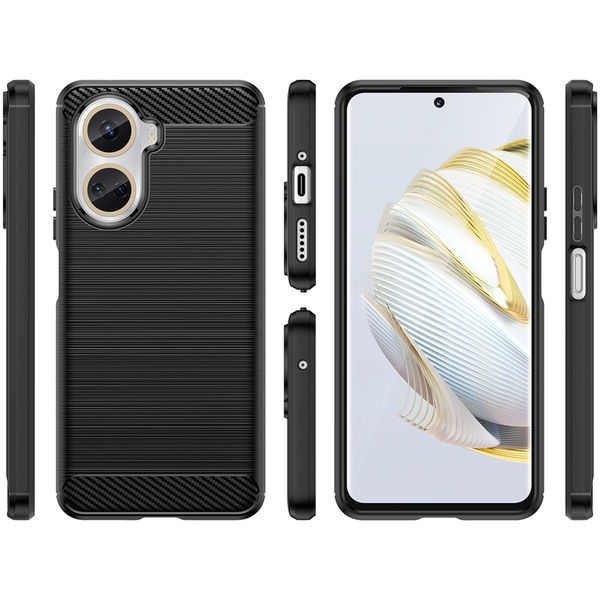 Techsuit - Carbon Silicone - Huawei nova 10 SE - Black