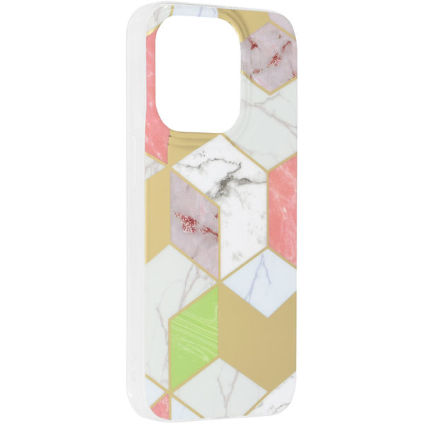 Techsuit - Marble Series - iPhone 14 Pro - Purple Hex