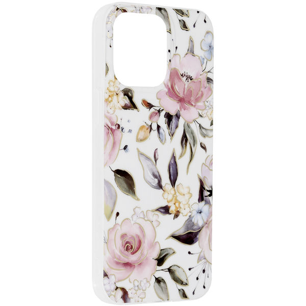 Techsuit - Marble Series - iPhone 14 Pro Max - Chloe White