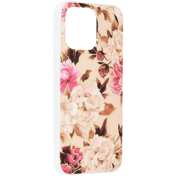 Techsuit - Marble Series - iPhone 14 Pro Max - Mary Berry Nude