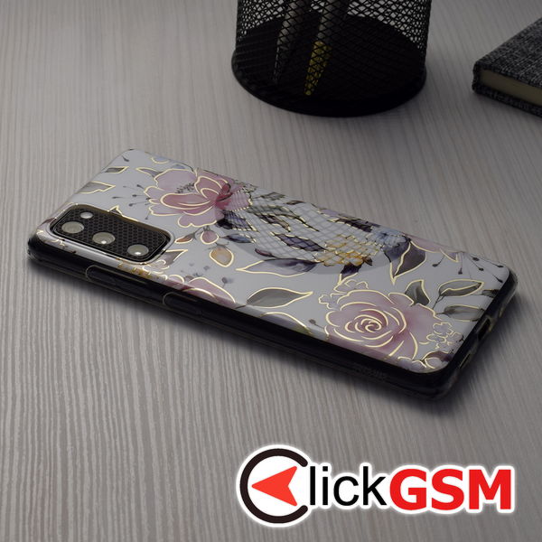 Techsuit - Marble Series - Samsung Galaxy S23 - Chloe White