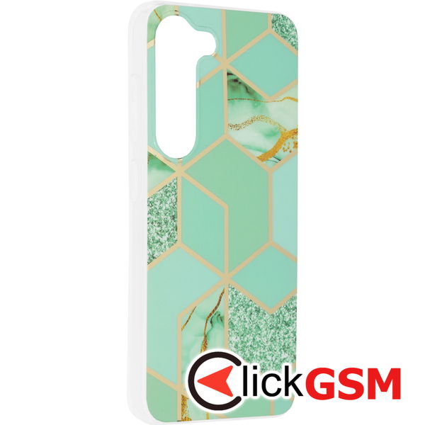 Techsuit - Marble Series - Samsung Galaxy S23 - Green Hex