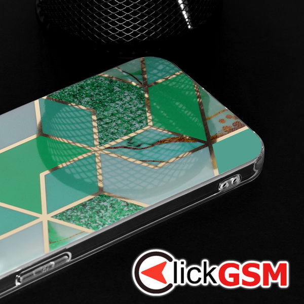 Techsuit - Marble Series - Samsung Galaxy S23 - Green Hex