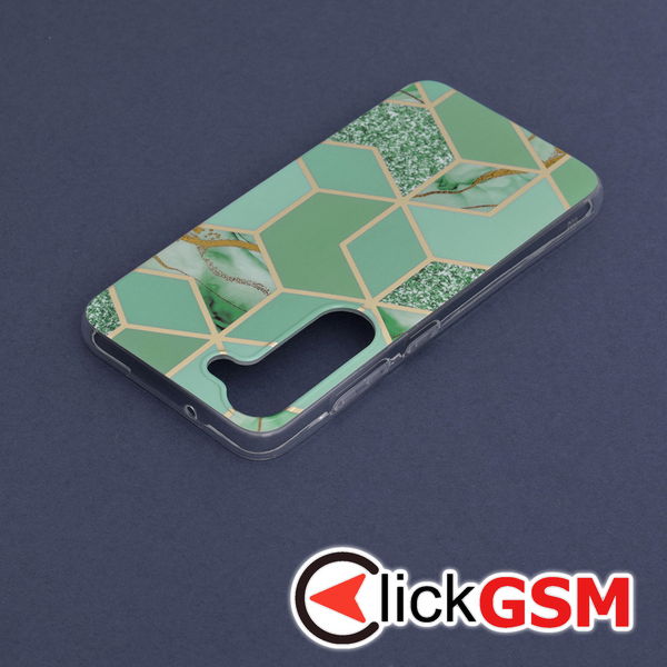 Techsuit - Marble Series - Samsung Galaxy S23 - Green Hex