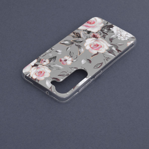 Techsuit - Marble Series - Samsung Galaxy S23 - Bloom of Ruth Gray