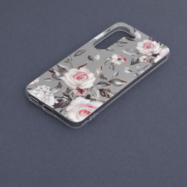 Techsuit - Marble Series - Samsung Galaxy S23 - Bloom of Ruth Gray