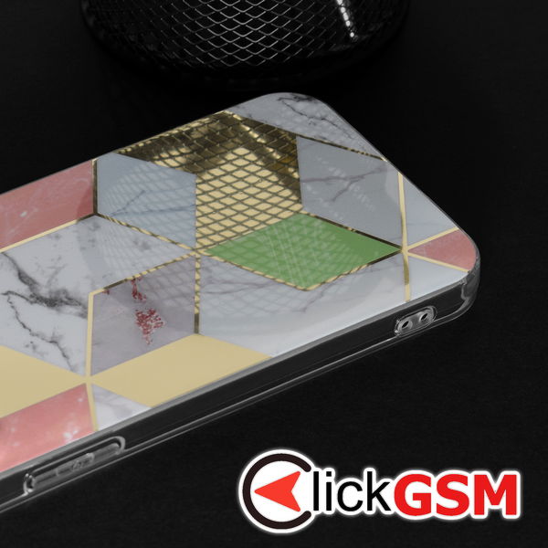 Techsuit - Marble Series - Samsung Galaxy S23 - Purple Hex