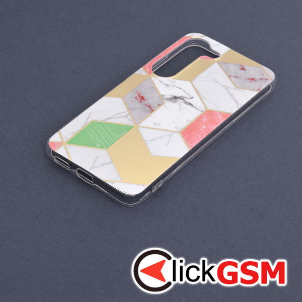 Techsuit - Marble Series - Samsung Galaxy S23 - Purple Hex