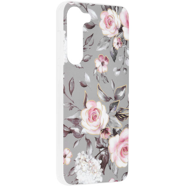 Techsuit - Marble Series - Samsung Galaxy S23 Plus - Bloom of Ruth Gray
