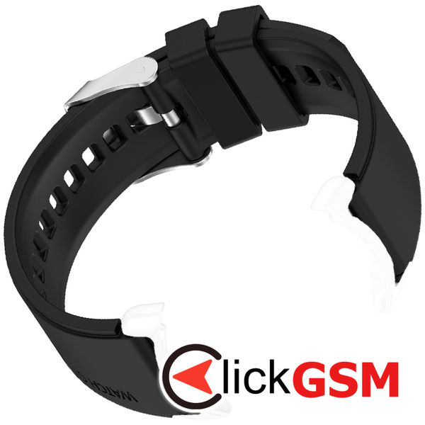 Techsuit - Watchband 20mm (W026) - Samsung Galaxy Watch 4/5/Active 2, Huawei Watch GT 3 (42mm)/GT 3 Pro (43mm) - Black
