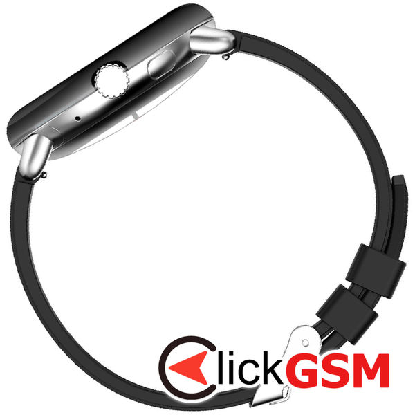 Techsuit - Watchband 20mm (W026) - Samsung Galaxy Watch 4/5/Active 2, Huawei Watch GT 3 (42mm)/GT 3 Pro (43mm) - Black