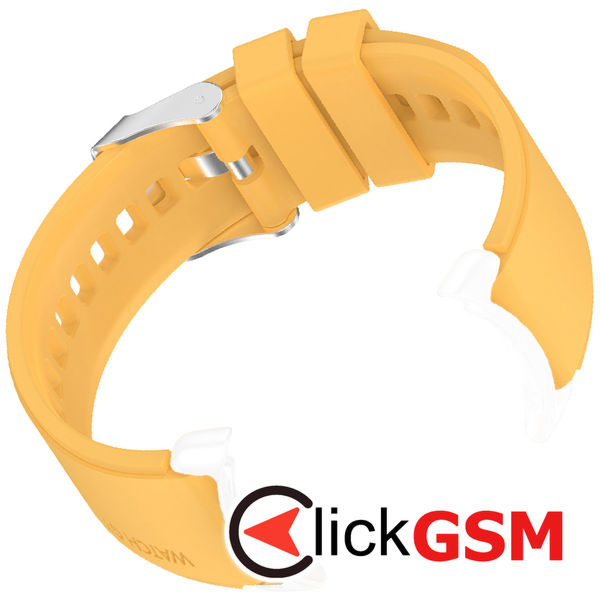 Techsuit - Watchband 20mm (W026) - Samsung Galaxy Watch 4/5/Active 2, Huawei Watch GT 3 (42mm)/GT 3 Pro (43mm) - Yellow