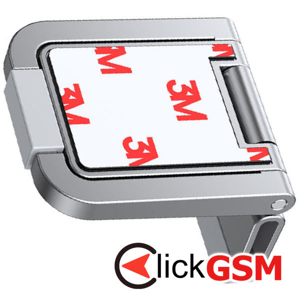 Baseus - (2 pack) Laptop Holder (LUZC000012) - Folding Feature, Adhesive, Zinc Alloy - Silver