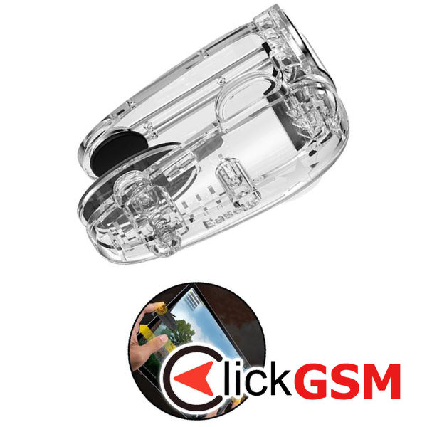 Baseus - Mobile Game Controllers (ACPBCJ-02) - Shooting Triggers for Phone, Tablet - Clear