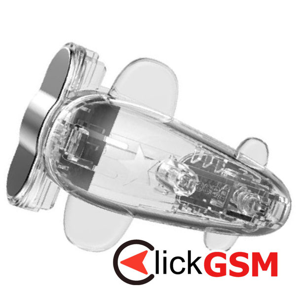 Baseus - Mobile Game Controllers (ACPBCJ-02) - Shooting Triggers for Phone, Tablet - Clear