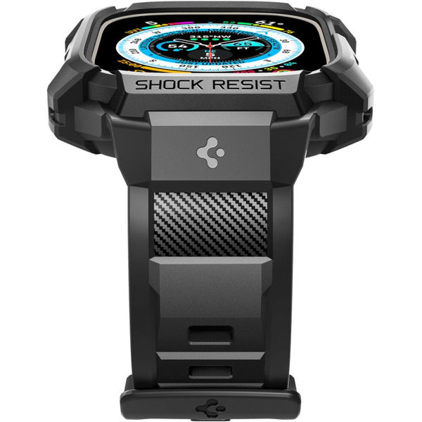 Spigen - Rugged Armor Pro - Apple Watch Ultra / Ultra 2 - Black