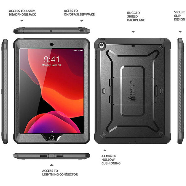 Supcase - Unicorn Beetle Pro - Apple iPad 10.2 (2021/2020/2019) - Black