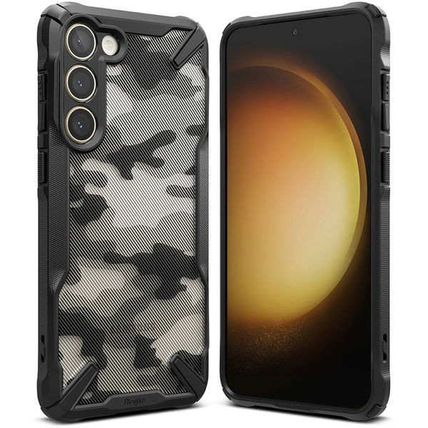 Ringke - Fusion X Design - Samsung Galaxy S23 - Camo Black