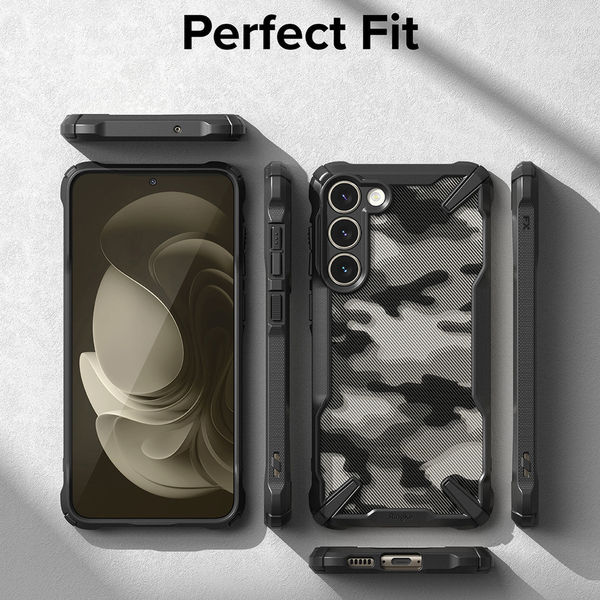 Ringke - Fusion X Design - Samsung Galaxy S23 - Camo Black