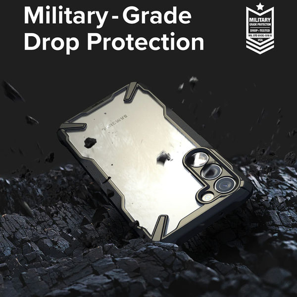 Ringke - Fusion X Design - Samsung Galaxy S23 - Camo Black