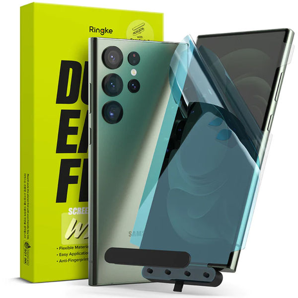 Ringke - Dual Easy WingFull (2 pack) - Samsung Galaxy S23 Ultra - Clear