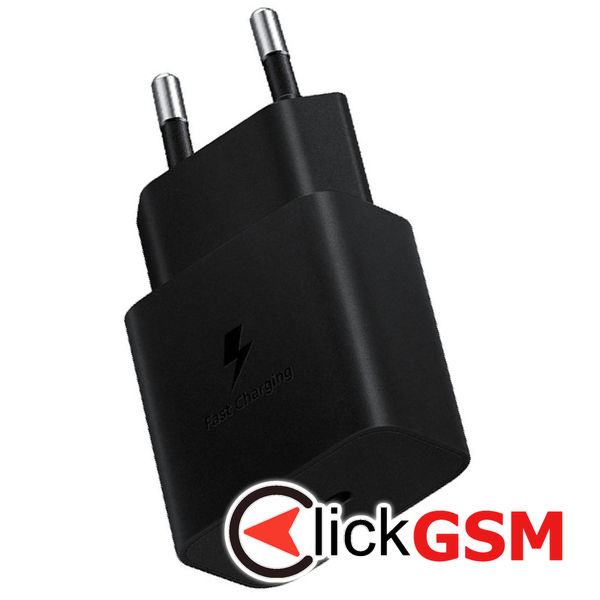 Samsung - Original Wall Charger (EP-T1510NBEGEU) - Type-C Fast Charging 15W - Black (Blister Packing)