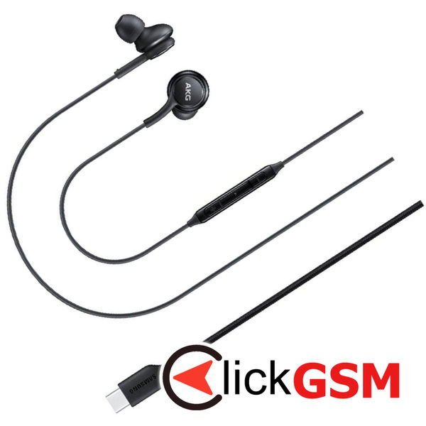 Samsung - Original Stereo Earphones (EO-IC100BBEGEU) - Type-C with Microphone, 1.2m - Black (Blister Packing)