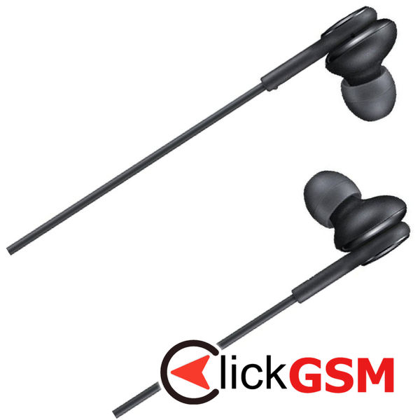 Samsung - Original Stereo Earphones (EO-IC100BBEGEU) - Type-C with Microphone, 1.2m - Black (Blister Packing)