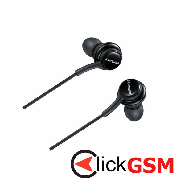 Samsung - Original Stereo Earphones (EO-IA500BBEGWW) - Jack 3.5mm with Microphone - Black (Blister Packing)