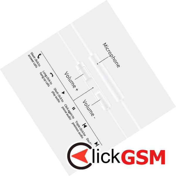 Huawei - Original Wired Earphones (CM33) - Type-C, Stereo - White (Blister Packing)