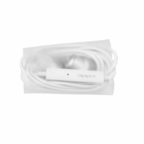 Oppo - Stereo Earphones (MH130) - Jack 3.5mm with Microphone - White (Bulk Packing)