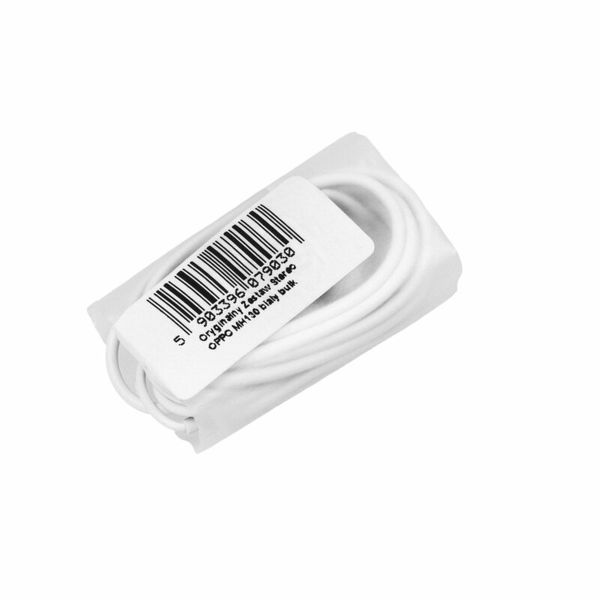 Oppo - Stereo Earphones (MH130) - Jack 3.5mm with Microphone - White (Bulk Packing)